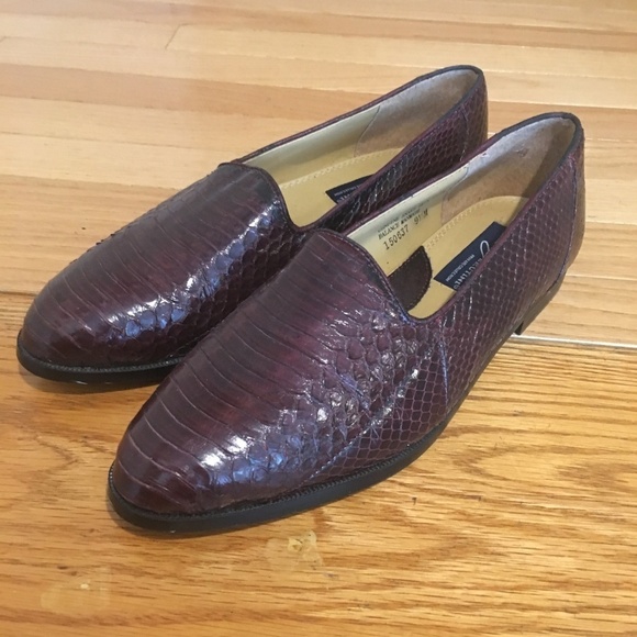 Giorgio Brutini Genuine Snake Skin Loafers Shoes - Picture 1 of 7